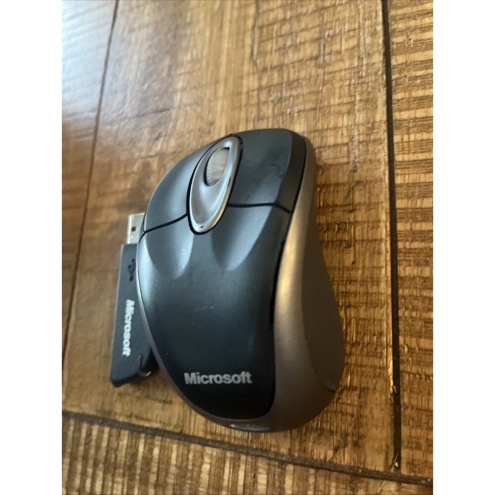 #I) Microsoft Wireless Notebook Optical Mouse 3000 MSK-1056 & USB Receiver - Picture 2 of 5